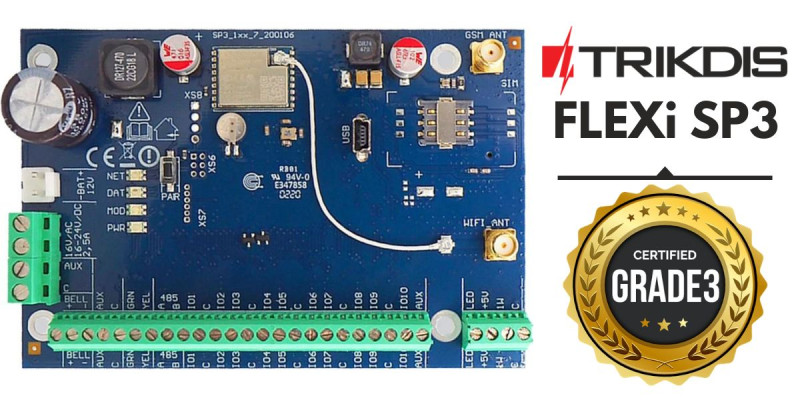 Trikdis FLEXi SP3 Ethernet + 2 SIM 4G Smart Alarmanlage 2