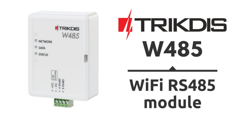 Trikdis W485 WiFi -Modul (RS485)