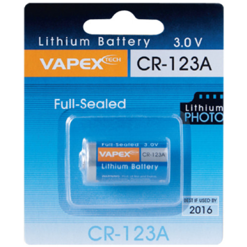 CR123A Lithium-Batterie 3 V (1300 mAh)
