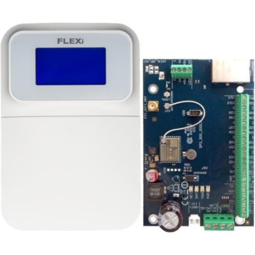 Trikdis FLEXi SP3 Ethernet Smart Alarmanlage Panel + Trikdis SK-LCD Button-Tastatur